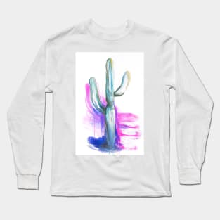 Sunset cactus Long Sleeve T-Shirt